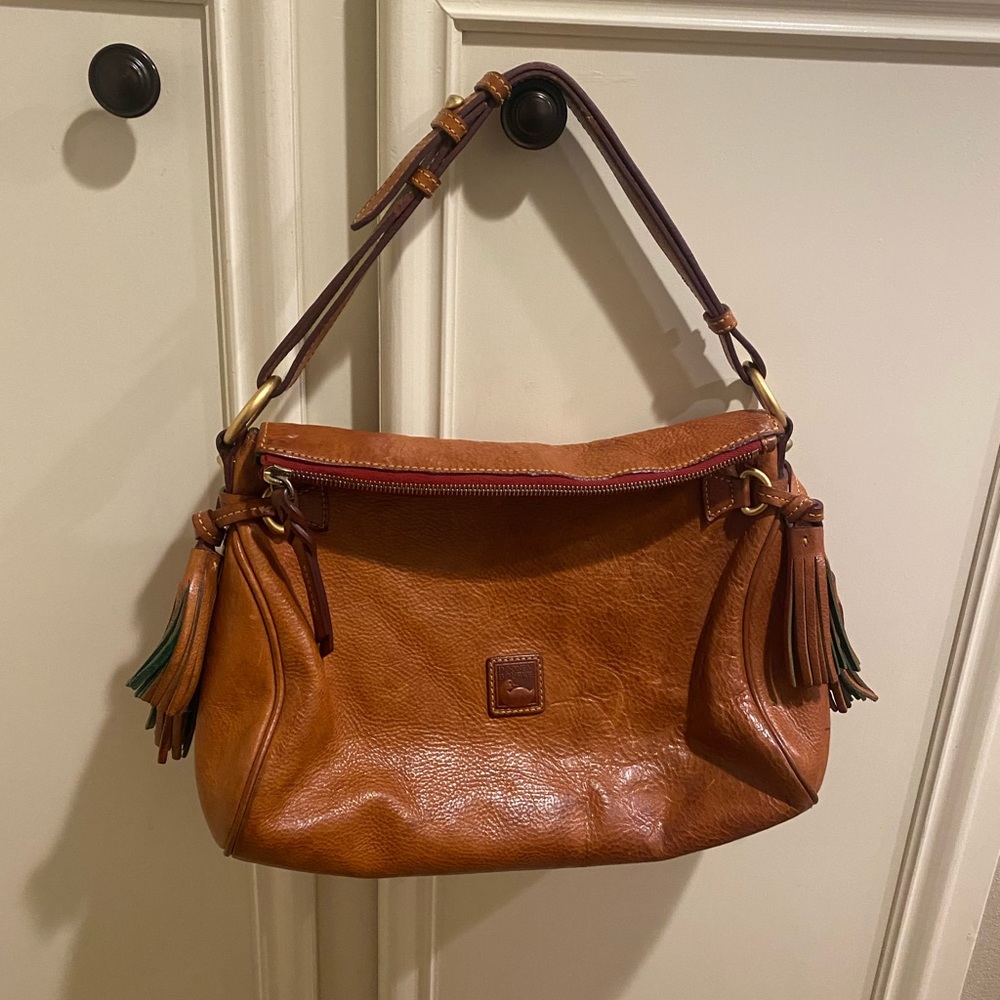 Dooney and Bourke Medium Florentine Leather Hobo Bag
